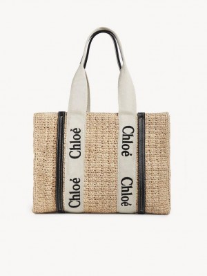 Baskets Chloe Medium Woody Tote Marrom | CHE-SR13656