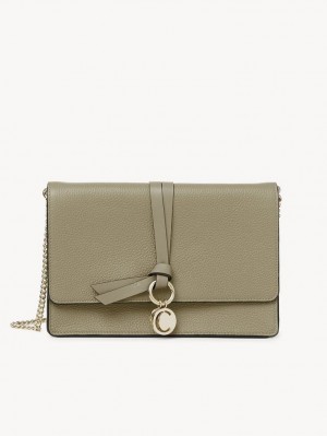 Bolsas Crossbody Chloe Alphabet Clutch Verdes | CHE-SR13481