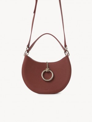 Bolsas Crossbody Chloe Arlène Small Hobo Marrom | CHE-SR13604