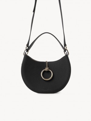 Bolsas Crossbody Chloe Arlène Small Hobo Pretas | CHE-SR13605