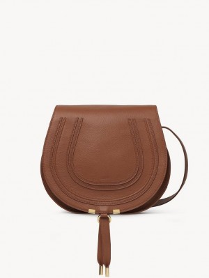 Bolsas Crossbody Chloe Marcie Medium Marrom | CHE-SR13508