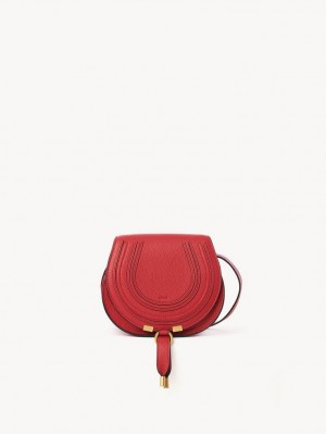 Bolsas Crossbody Chloe Marcie Small Vermelhas | CHE-SR13488