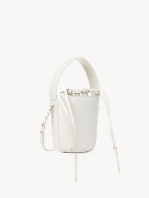 Bolsas Crossbody Chloe Sense Bucket Branco | CHE-SR13529