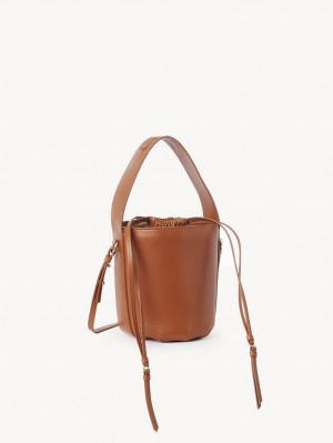 Bolsas Crossbody Chloe Sense Bucket Marrom | CHE-SR13531