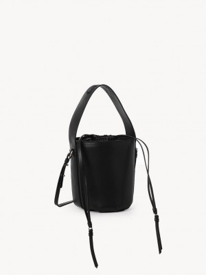 Bolsas Crossbody Chloe Sense Bucket Pretas | CHE-SR13532