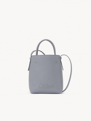 Bolsas Crossbody Chloe Sense Micro Azuis | CHE-SR13564