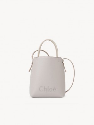 Bolsas Crossbody Chloe Sense Micro Cinzentas | CHE-SR13581