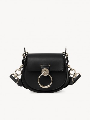 Bolsas Crossbody Chloe Small Tess Pretas | CHE-SR13545