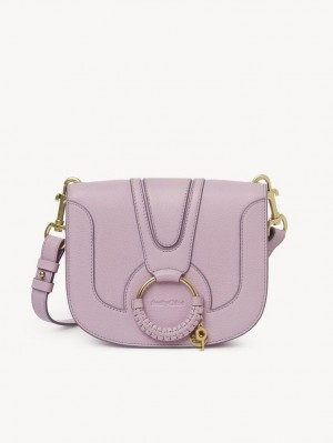 Bolsas De Ombro Chloe Hana Lavanda Branco | CHE-SR14682