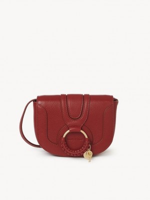 Bolsas De Ombro Chloe Hana Mini Vermelhas | CHE-SR14598