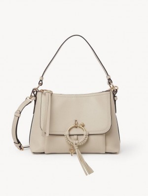 Bolsas De Ombro Chloe Joan Small Bege | CHE-SR14681