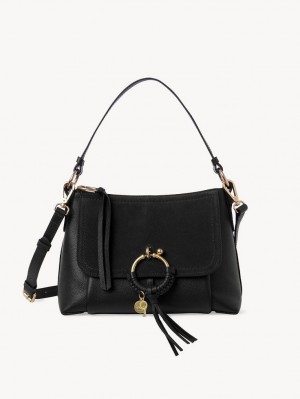 Bolsas De Ombro Chloe Joan Small Pretas | CHE-SR14649