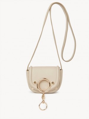 Bolsas De Ombro Chloe Mara Micro Bege | CHE-SR14607