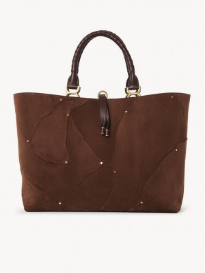 Bolsas De Ombro Chloe Marcie Marrom | CHE-SR13434