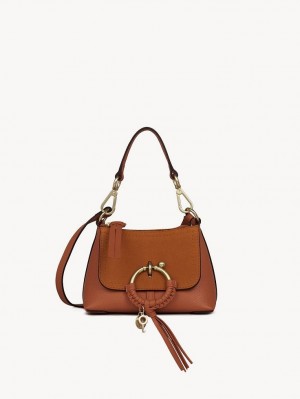 Bolsas De Ombro Chloe Mini Joan Marrom | CHE-SR14663