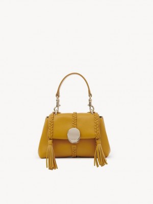 Bolsas De Ombro Chloe Penelope Mini Soft Amarelas | CHE-SR13450