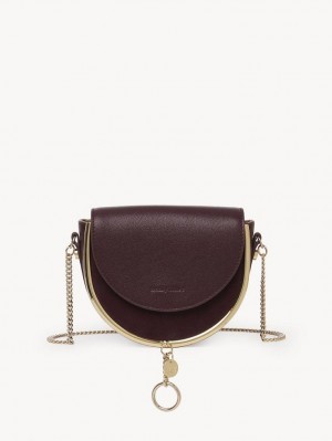 Bolsas Mini Chloe Mara Evening Bordeaux | CHE-SR14777