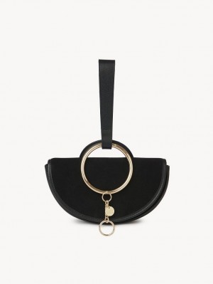 Bolsas Mini Chloe Mara Half Moon Pretas | CHE-SR14754