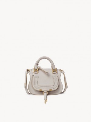 Bolsas Mini Chloe Marcie Double Carry Cinzentas | CHE-SR13714