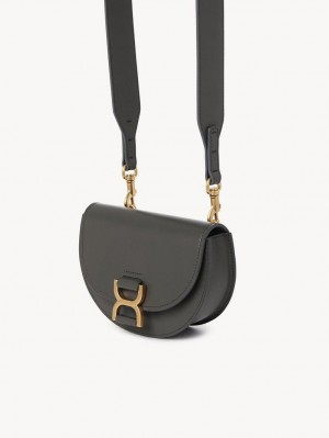 Bolsas Mini Chloe Marcie Flap Cinzentas | CHE-SR13711