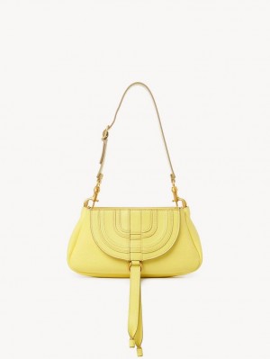 Bolsas Mini Chloe Marcie Small Clutch Amarelas | CHE-SR13679