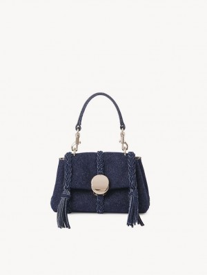 Bolsas Mini Chloe Penelope Soft Shoulder Azuis | CHE-SR13705