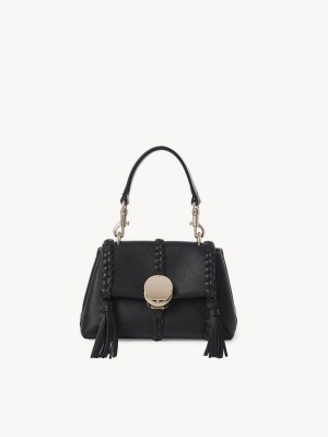 Bolsas Mini Chloe Penelope Soft Shoulder Pretas | CHE-SR13706