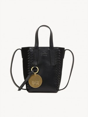 Bolsas Mini Chloe Tilda Tote Pretas | CHE-SR14752