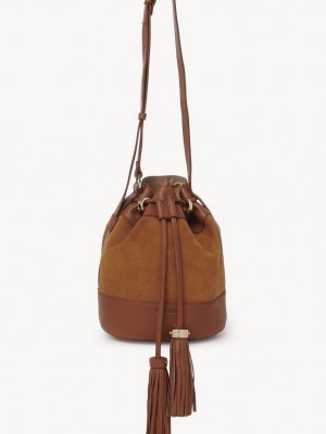 Bolsas Mini Chloe Vicki Bucket Marrom | CHE-SR14737