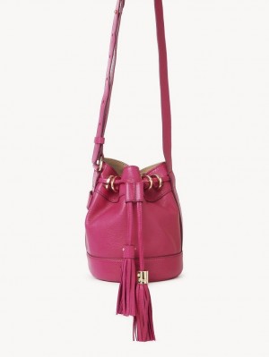 Bolsas Mini Chloe Vicki Small Bucket Rosa | CHE-SR14746