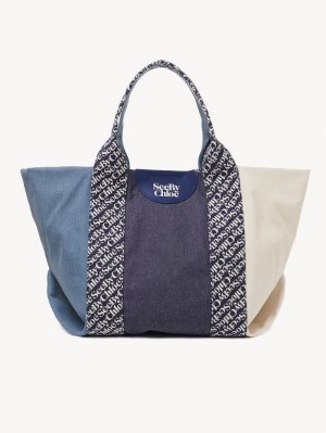 Bolsas Tote Chloe Laetizia Azul Marinho Azul Marinho | CHE-SR14705