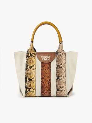 Bolsas Tote Chloe Laetizia Small Marrom | CHE-SR14700