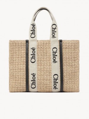 Bolsas Tote Chloe Large Woody Marrom | CHE-SR13367