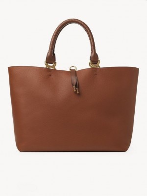 Bolsas Tote Chloe Marcie Marrom | CHE-SR13342