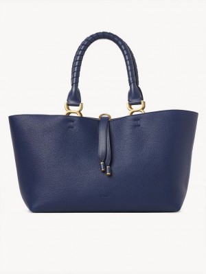 Bolsas Tote Chloe Marcie Small Azuis | CHE-SR13334