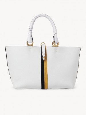 Bolsas Tote Chloe Marcie Small Multicoloridas Branco | CHE-SR13303