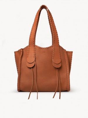 Bolsas Tote Chloe Medium Mony Laranja | CHE-SR13308