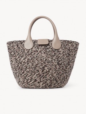 Bolsas Tote Chloe Sabia Hamper Bege | CHE-SR13337