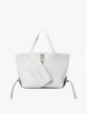 Bolsas Tote Chloe Sense Small East-west Branco | CHE-SR13328