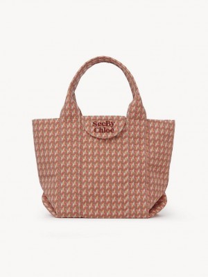 Bolsas Tote Chloe Small Laetizia Laranja | CHE-SR14702