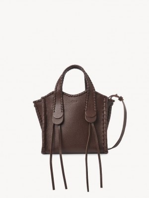 Bolsas Tote Chloe Small Mony Chocolate | CHE-SR13379