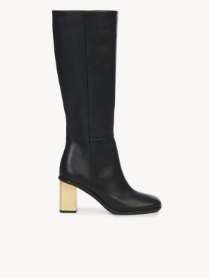 Botas Chloe Rebecca High Pretas | CHE-SR14233