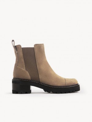 Botins Chloe Mallory Caqui | CHE-SR14875