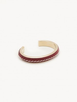 Braceletes Chloe Edith Cuff Bordeaux | CHE-SR14397