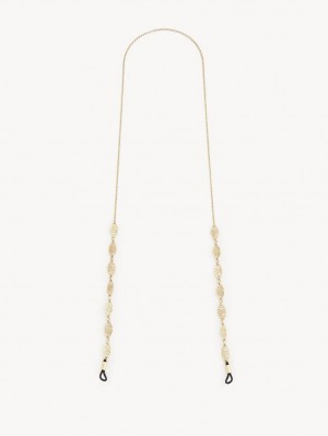 Brincos Chloe Darcey Lace Eyew Chain Douradas | CHE-SR14433