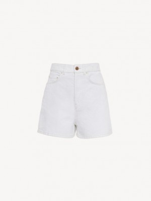 Calção Chloe Dukuno Denim Branco | CHE-SR13978