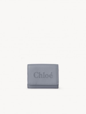 Carteiras Pequenas Chloe Sense Mini Tri-fold Azuis | CHE-SR14275