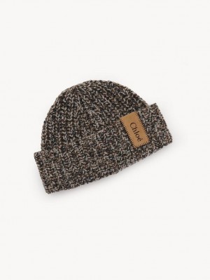 Chapeus Chloe Chunky Knitted Beanie Branco | CHE-SR14485