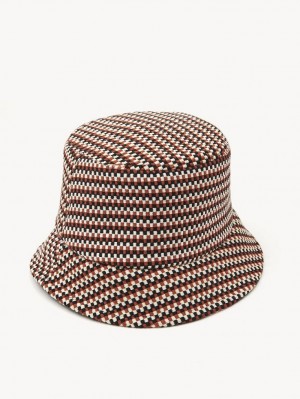 Chapeus Chloe Meril Bob Vermelhas Marrom | CHE-SR14495