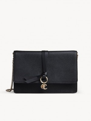 Clutch Chloe Alphabet Pretas | CHE-SR13750